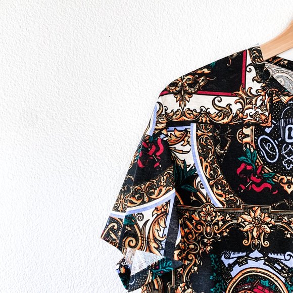 Zara NWT Short Sleeve Designer Inspired Tee - Picture 3 of 8